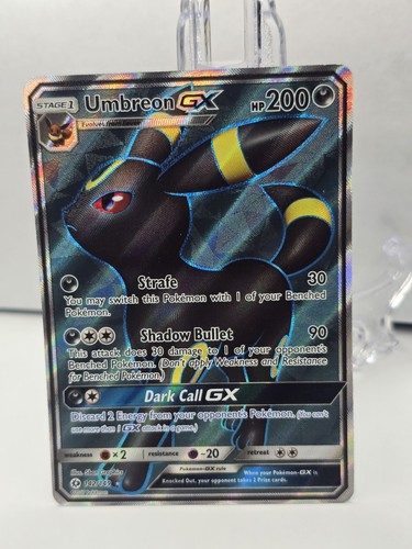 Umbreon GX 142/149 Full Art Ultra Rare Sun & Moon Base Pokemon NM