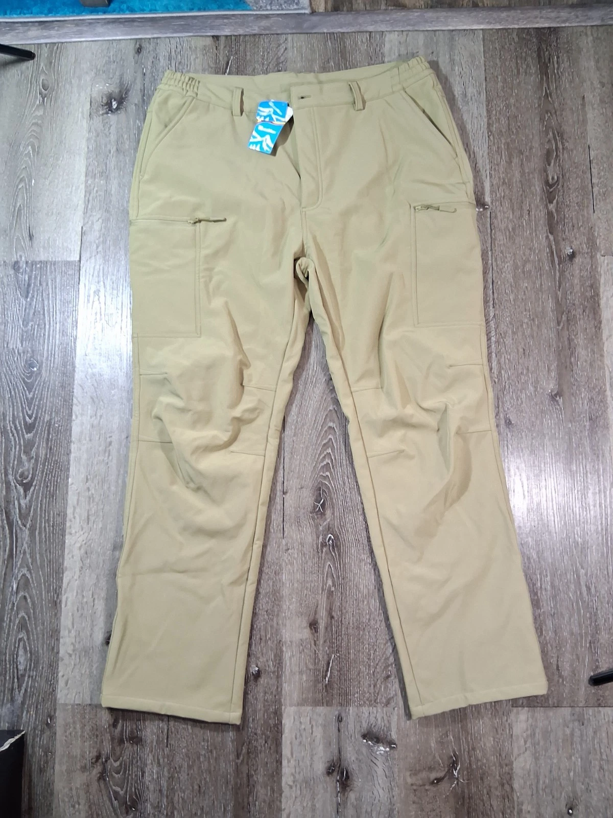 Magcomsen Mens 38x30 Snow Pants Fleece Lined Water Resistant Ski Hiking Gear