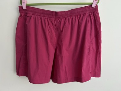 NWT Size XL Lululemon Glyde Relaxed Mid Rise Hiking Short 7  Raspberry Coulis