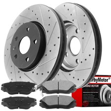 Front Brake Rotors and Pads For Chevy Equinox 2010 2011-2016 2017 GMC Terrain