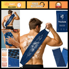 Exfoliating Washcloth Towel - Dual-Textured Back Scrubber for Shower Bath, Loo