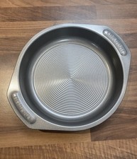 Image of New CIRCULON 9" Gray Non-Stick Steel Baking Cake Pan Tin