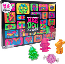 Advent Calendar - 24 Days of Sensory Surprises - Squishy Toys with Fun Shapes an