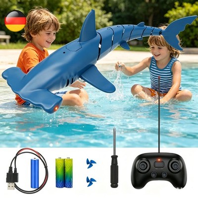 Simulation RC Shark Toy - Remote Control Waterproof Shark für Kinder ab 6 Jahren