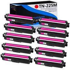 10x TN225 Magenta Toner For Brother TN-225 HL-3170CDW MFC-9130CW MFC-9330CDW