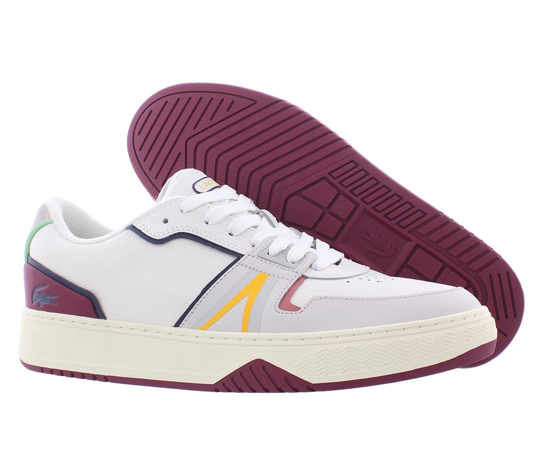 Мужские туфли Lacoste L001 Размер 13 Цвет БелыйБордовый 13590₽