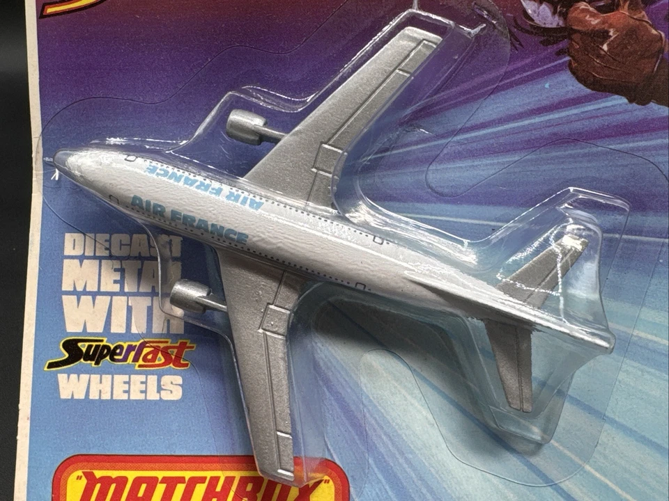a Matchbox Skybusters SB-19 PIPER COMMANCHE AIR FRANCE Superfast Wheel Lesney - Image 2 of 3