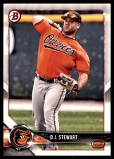 D.J. Stewart 2018 Bowman #BP106 Orioles MLB READ FREE SHIPPING AutographDen