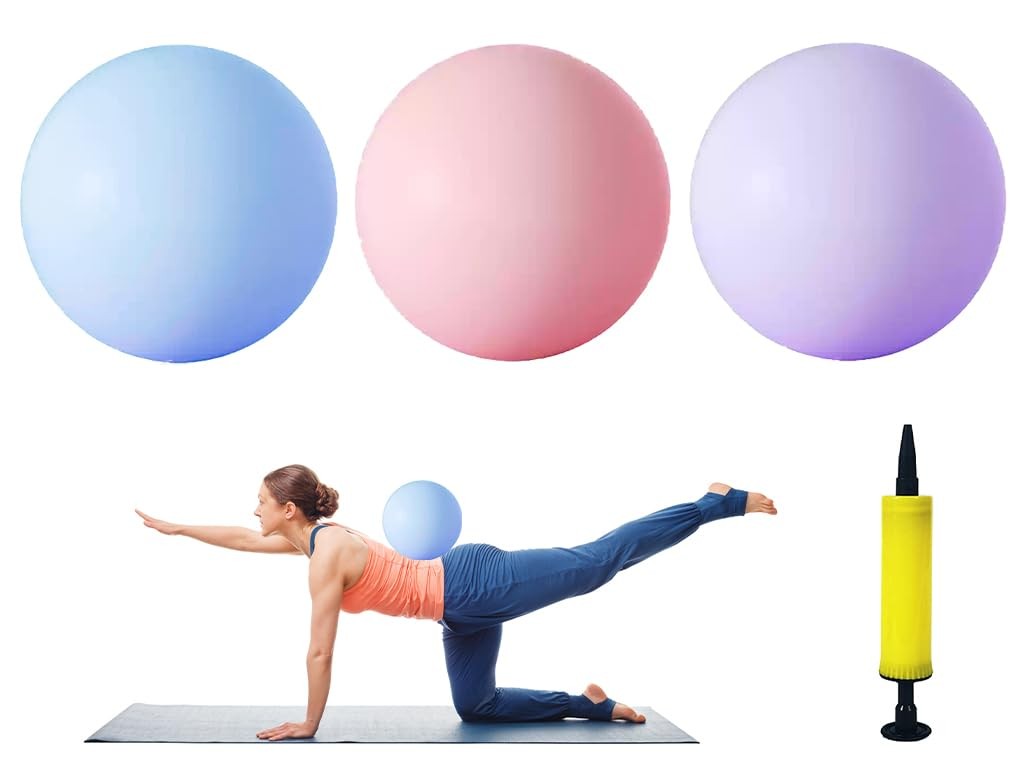 Anti-slip ballon de gymnastique lot de 3 pièces haute résistance en PVC épais