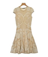 ALEXANDER MCQUEEN Dresses BeigexIvory(Patterned) (Approx. S) 2200630943038