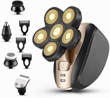 Head Shavers for Men Upgraded 5 in 1 Multifunctional Bald Shaver Gold