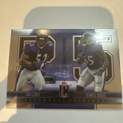 2025 Topps Signature Class Paramount Pairings Ray Lewis Terrell Suggs Ravens