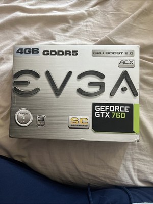 EVGA GeForce GTX 760 SC 2GB GDDR5 ACX Dual Fan Graphics Card 02G-P4-3765-KR