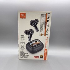 JBL Live Buds 3 - True wireless noise-cancelling bud-type earbuds - Black - NEW 