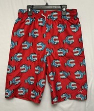 Vintage Ocean Pacific OP Boys Size XXL Swim Trunks Shorts Mesh Lined Men  s S