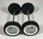 Nylint Set Of 4 N Logo Wheels Whitewall Tires Axle Assembly Parts Restore Custom