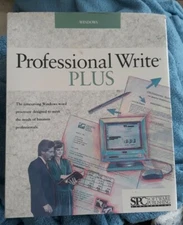 VINTAGE SOFTWARE: SPC Windows Professional Write Plus Word Processor. 3.5 DD Dis
