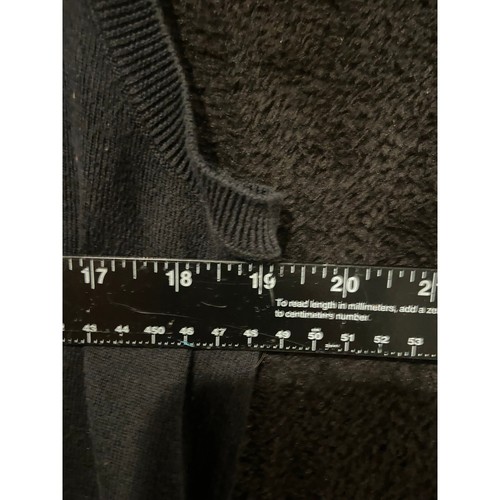 Polo Ralph Lauren Sweater Vest Pima Cotton V-Neck Red Pony Logo Black L - Picture 5 of 7