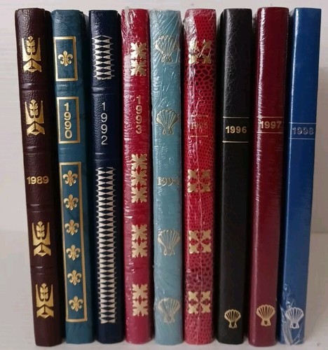 Vtg The Shell Desk Diary 1989 to 1998 (Lot of 9)Unused