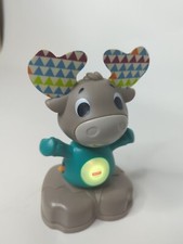 Fisher Price Linkimals Moose Talking Musical Interactive Lights Sounds Toy Works
