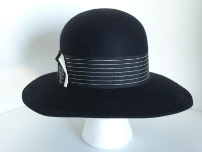 Betmar Black 100% Wool  Hat Valerina Wool Hat by Betmar - 56,95 € main image 4