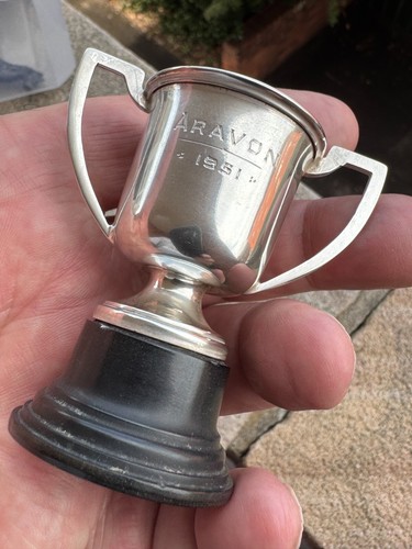 Copa trofeo de plata de ley con 2 asas - Viner's Ltd - Sheffield - 1948 - Imagen 13 de 24