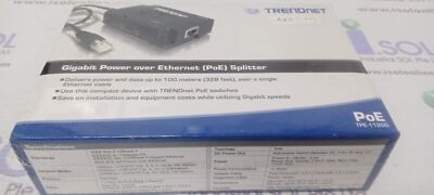   TPE-112GS Gigabit Power Over Ethernet (PoE) Splitter #E8