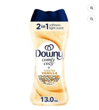 1 Bottle Downy Softening Booster Beads - Comfy Cozy Toasted Vanilla 13.0 oz
