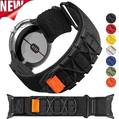 Für Google Pixel Watch 3 2 1 41mm 45mm Rugged Nylon Uhrenarmband Armband Ersatz