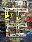 Funko POP! Marvel: Wolverine 50th Anniversary Full Set #1371-1374