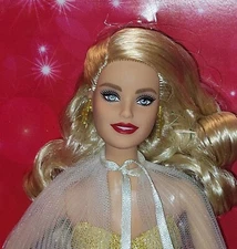 2023 "HOLIDAY BARBIE" DOLL 35th Anniversary BLONDE w/MILLIE FACEMOLD 