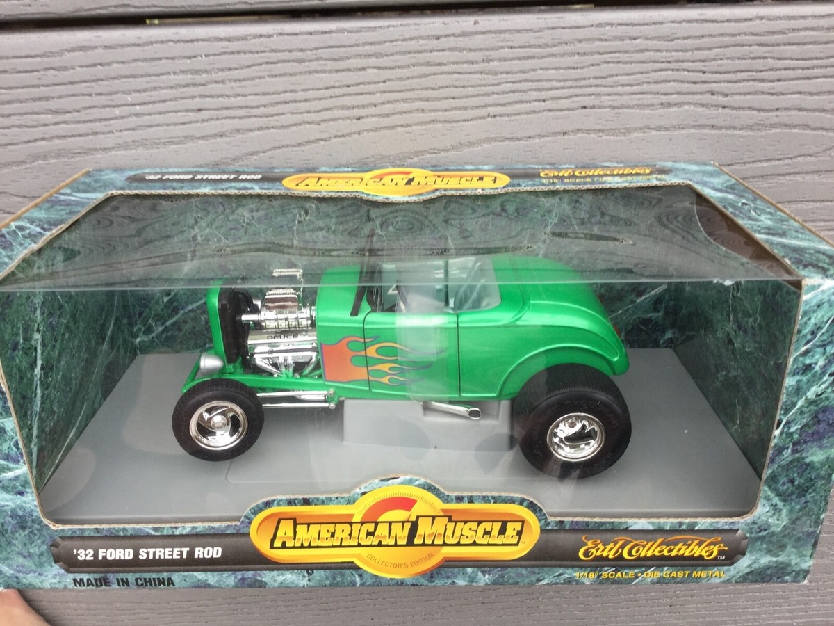 FORD 1932 STREET ROD 1/18 ERTL AMERICAN MUSCLE 7850 voiture
