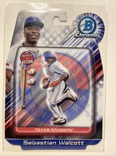 2024 Bowman Chrome Draft Top Prospects in Action BIA23 Sebastian Walcott (RC)