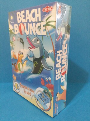 Tactic Beach Bounce Spiel Familie Brettspiel Spaß 4+ Neu und Factory Sealed