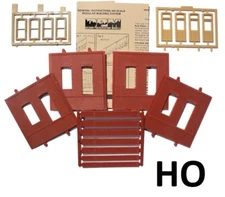 HO - 4 Dock Level Walls with Rectangular Entry :"Modular System" DPM-30136