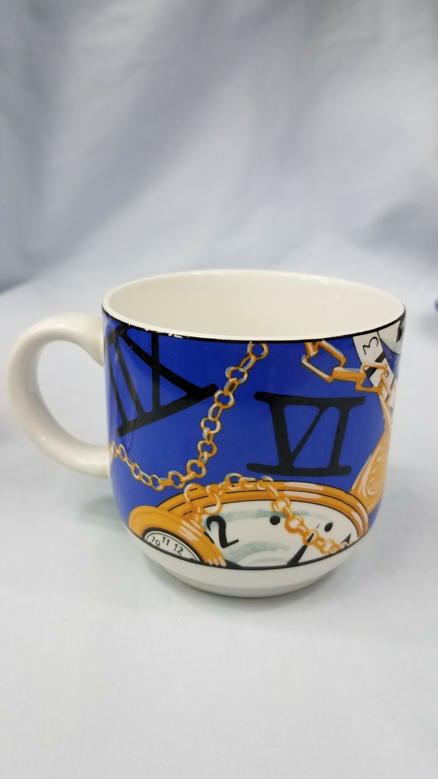 Vintage Vitromaster Time Piece 1993 Cup & Saucer - Set of 2 (4 pieces) Excellent