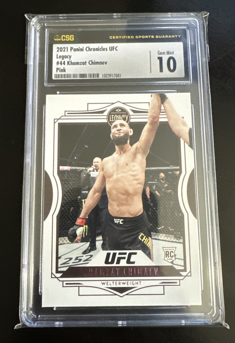 Buy 2021 Panini Chronicles UFC - Legacy Khamzat Chimaev #44 Pink