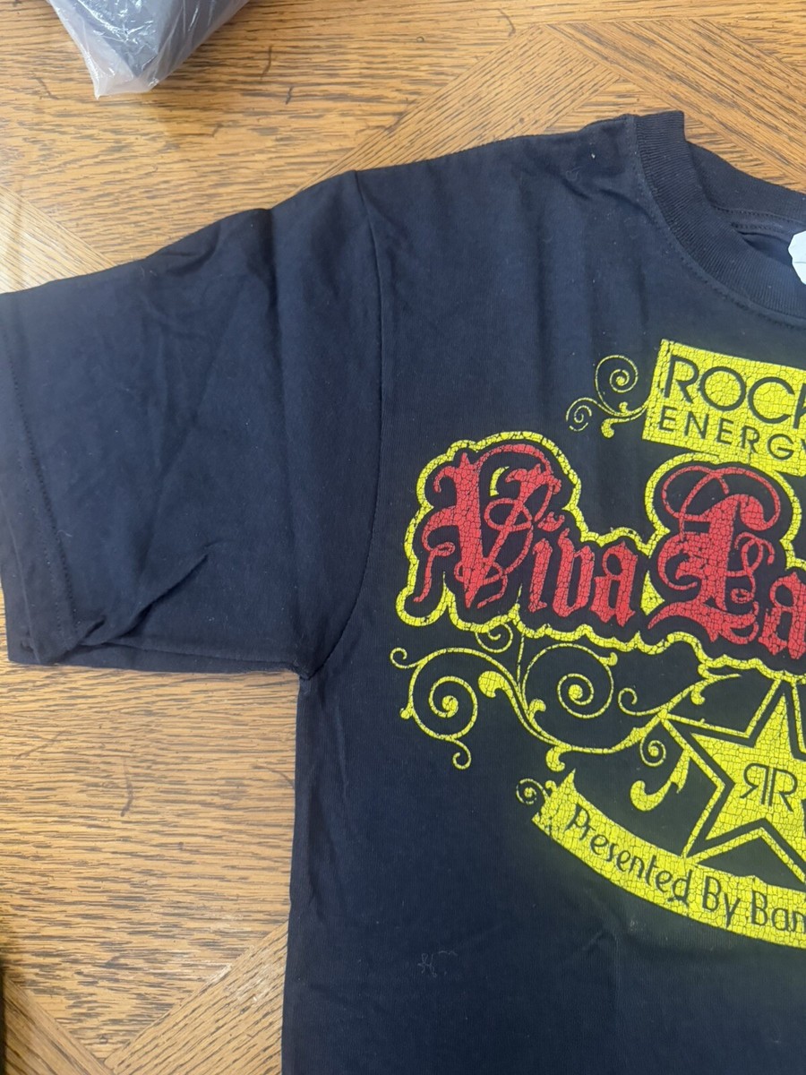 viva la bands tour tee Presented By Bam Margera 2007 M Viva