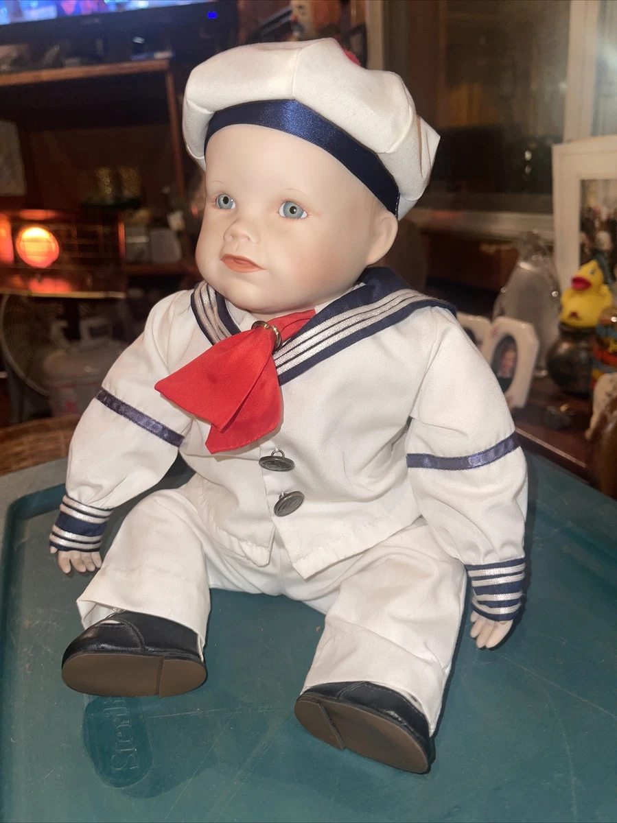 Porcelain sailor sales boy doll