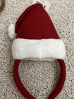 Lot of 3 Christmas Headbands Reindeer and Santa Hat — photo 3