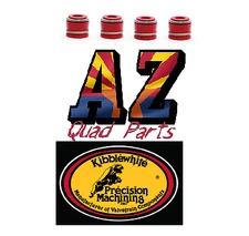 05-24 Suzuki King Quad 700 750 Kibblewhite Red Viton Valve Stem Seals Set 4 Four