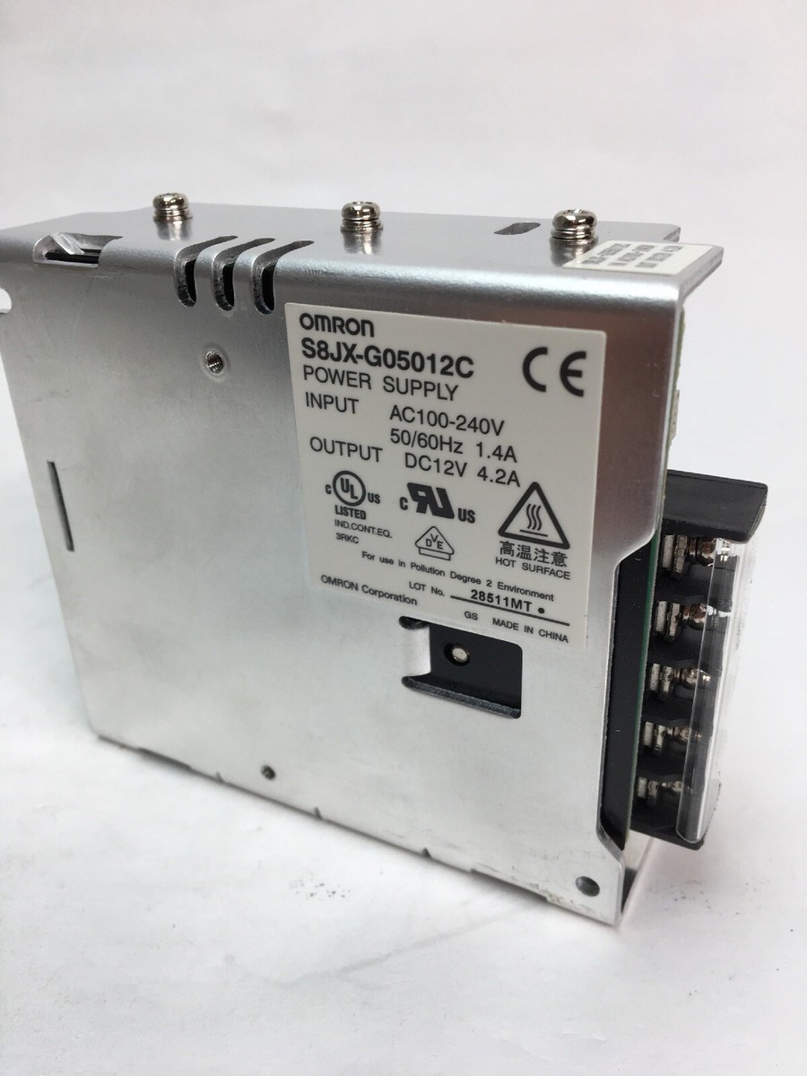 OMRON POWER SUPPLY S8JXG05012C AUTOMATION UNIT SWITCHING OMRON POWER SUPPLY S8JXG05012C AUTOMATION UNIT SWITCHING