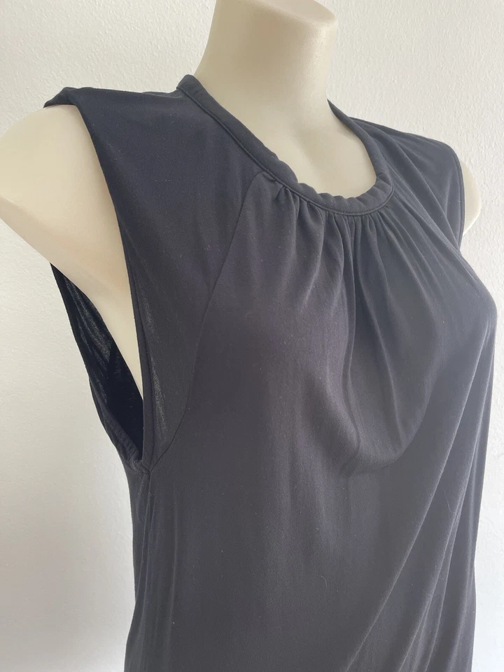 JOSEPH Impresionante Top Cami Negro Algodón Foto 4 de 4