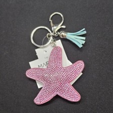 Crystal Tropical Starfish Keyring