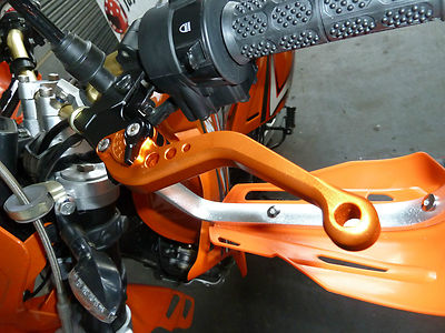 Orange Short Brake & Clutch Levers For Sinnis Apache 125 (2013+) – Adjustable Race Levers