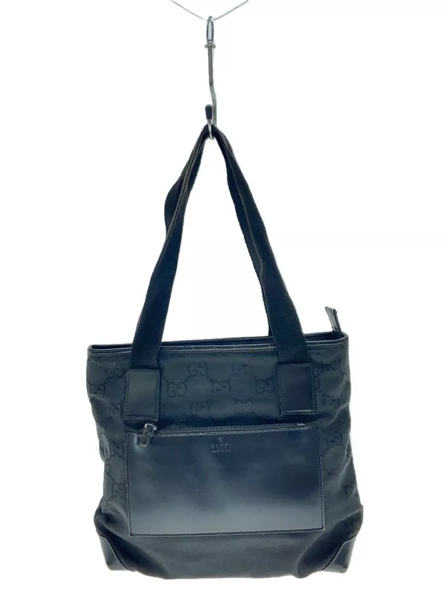 Sac fourre tout GUCCI nylon noir occasion