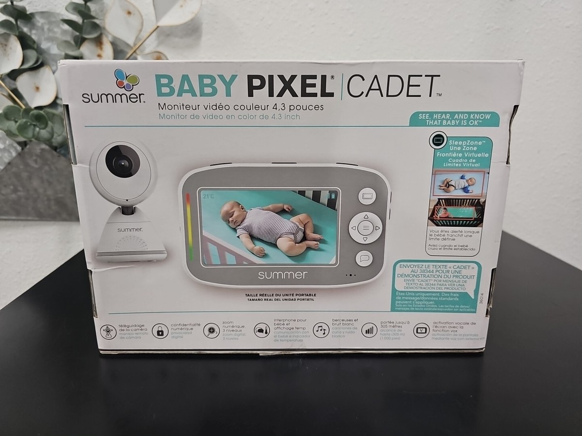 Summer Infant Baby Pixel Cadet Video Baby Monitor with Color  Display