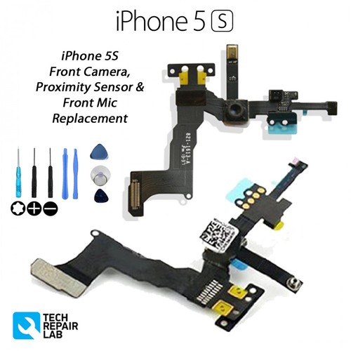 NEW iPhone 5S Replacement Front Camera Mic Light & Proximity Sensor with Tools - 第 1/5 張圖片