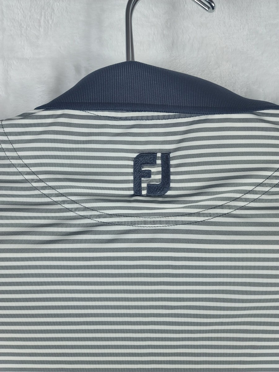 FootJoy The Breakers Rees Jones Golf Course Striped Polo Size XL View 6