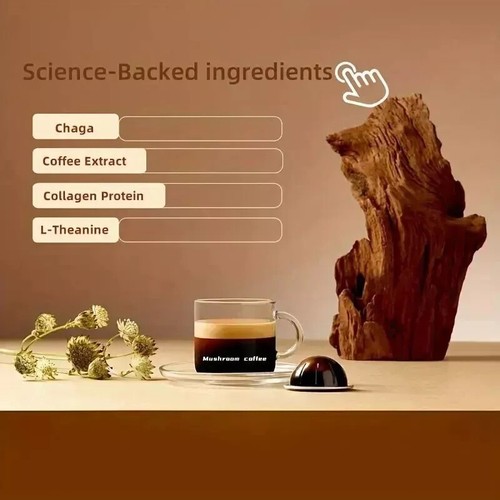 Confezione 3 Superfood Caffè ai Funghi - 30 Porzioni per Supporto Energia e Cervello - Foto 4 di 6